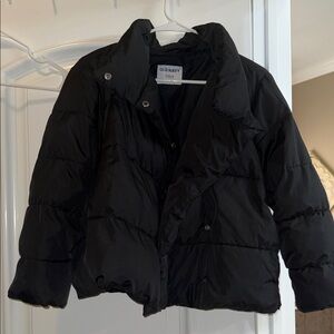 Like New Old Navy Classic Black Puffer Coat - XS Petite